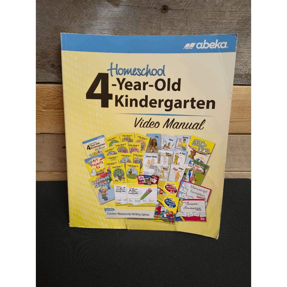 A Beka Homeschool 4 Year Old Kindergarten Video Manual 35884301